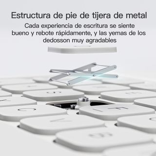 HOU Funda Teclado para iPad Mini 6/Mini 7 gen 2021