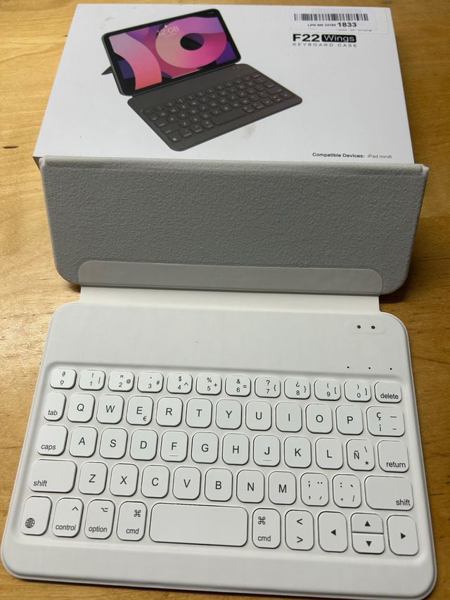 HOU Funda Teclado para iPad Mini 6/Mini 7 gen 2021