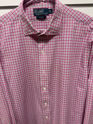 Camisa Polo Ralph Lauren XL Cuello Clásico Cuadros
