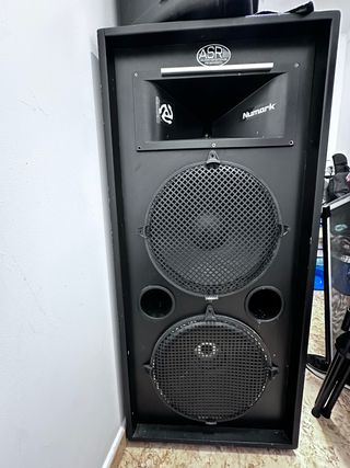 Pareja Altavoces Numark Doble 15 + Trompeta