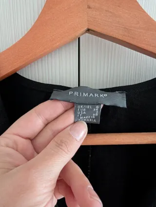 Camiseta negra Primark talla única