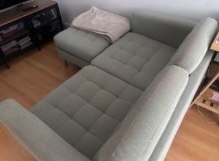 Sofá Ikea Landskrona dos plazas  + reposapiés
