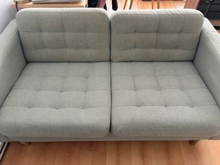 Sofá Ikea Landskrona dos plazas  + reposapiés