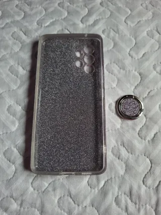 Funda Samsung Galaxy A53 5G Morada Glitter