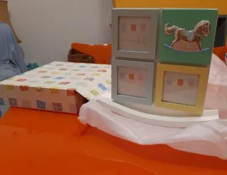 Portafoto a dondolo per neonato