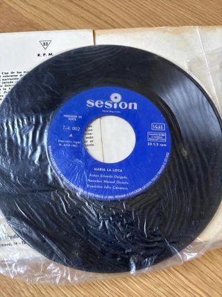 Disco vinilo Una nueva luz 45rpm 18 cm