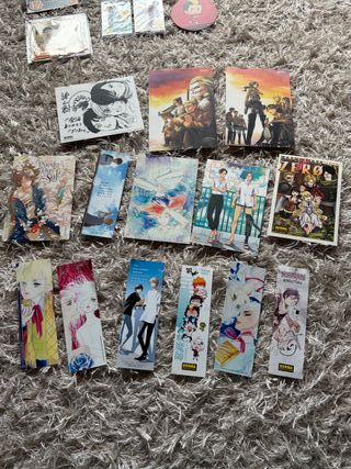 Merchandising anime + cartoline