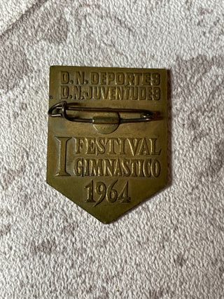 Insignia original Festival Gimnástico 1964