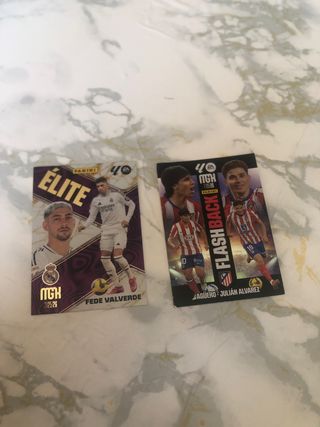 2 Cartas Futbol Fede Valverde Elite y Flashback