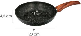 Juego de sartenes antiadherente, 3 unid 20/24/28cm