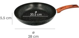 Juego de sartenes antiadherente, 3 unid 20/24/28cm