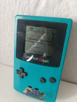Nintendo Game Boy Color verde bluastro