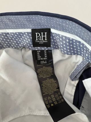 Pantalones Chinos Pedro del Hierro Azul
