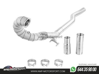 DOWNPIPE ALPHA COMPETITION PARA GOLF 7 R / S3 8V / LEON 3 CUPRA 4DRIVE - ANTITÉRMICO