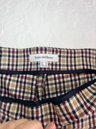 Pantalón Pedro del Hierro de cuadros...