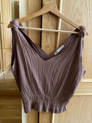 Top Zara M 80%viscosa 20%nailon