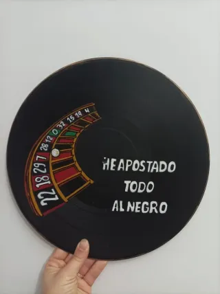Vinilo Pintado a Mano Dani Fernández