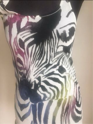 Camiseta tirantes Truly Madly Deeply cebra