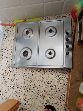 Placa de gas natural 4 fuegos