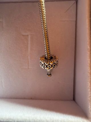 Charm Espaciador Pandora Corazones Plata