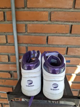 Botines Adidas Mujer Morado/Blanco 38 2/3