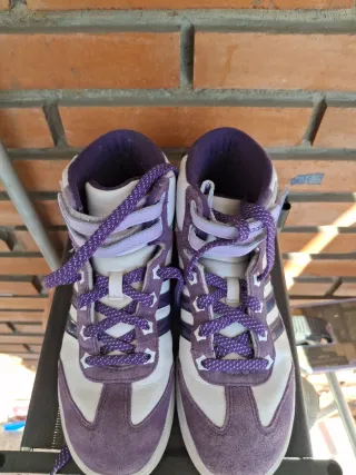 Botines Adidas Mujer Morado/Blanco 38 2/3