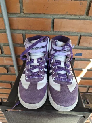 Botines Adidas Mujer Morado/Blanco 38 2/3