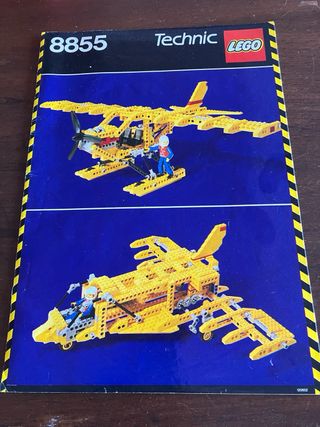 LEGO Technic 8855 Idrovolante: Scatola e Istruzioni
