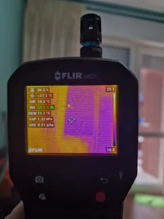 Medidor de humedad Flir MR277 cámara termografica