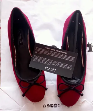 Zapatos planos mujer Primadonna rojos nuevos