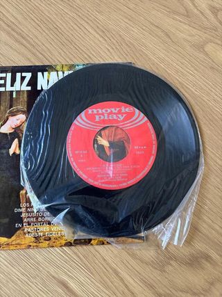 Disco vinilo feliz navidad