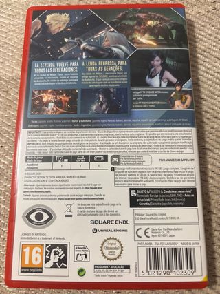 Final Fantasy VII Remake Intergrade Switch