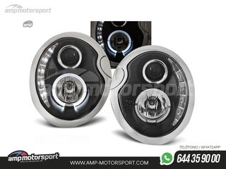FAROS DELANTEROS LUZ DIURNA / OJOS DE ANGEL PARA MINI COOPER 2001-2006