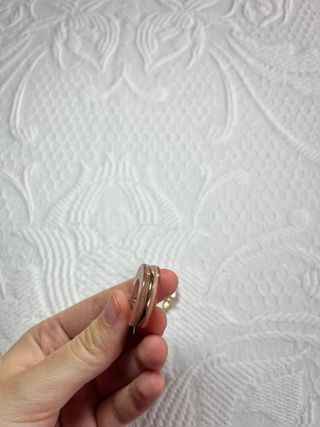 Pendientes aro grueso acrílico/resina...