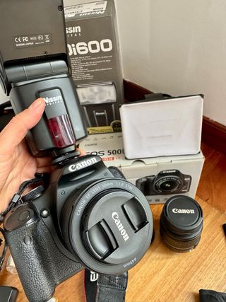 Canon EOS 500D + Lentes + Accesorios