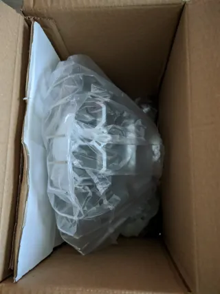 Lámpara de techo cristal y metal