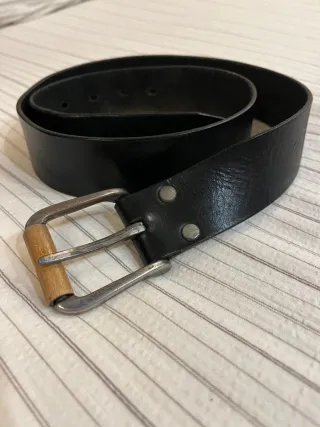 Lote cinturones piel y polipiel