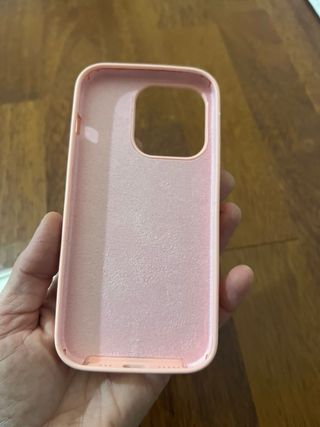 Cover Silicone iPhone 14 Pro Rosa