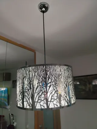 Lámpara de techo diseño árboles