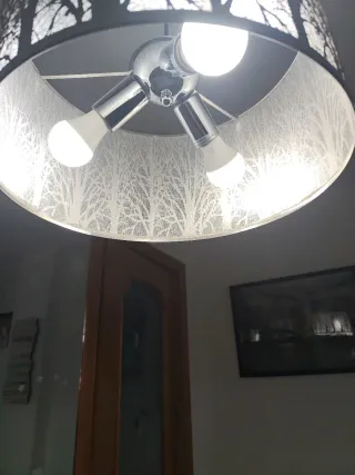 Lámpara de techo diseño árboles