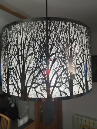 Lámpara de techo diseño árboles