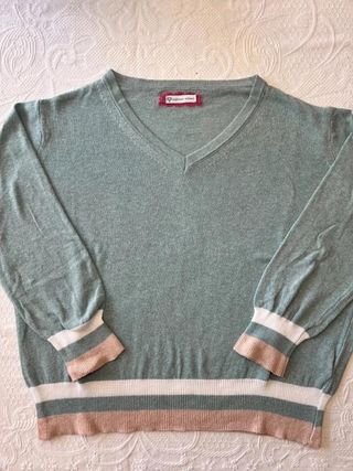 Jersey de punto Elephant rooms cuello pico V...