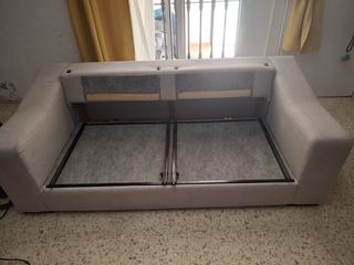 Sofá de 2 plazas gris