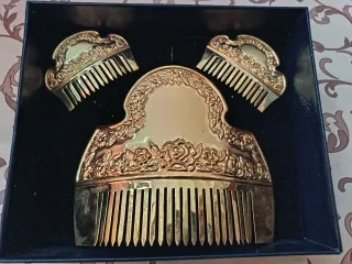 Peinetas Fallera Niña Doradas