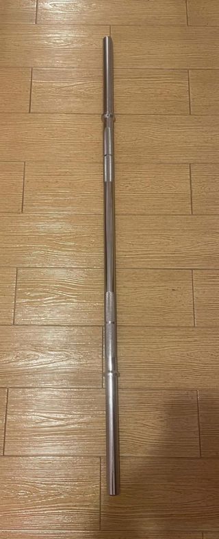 Barra de pesas de acero