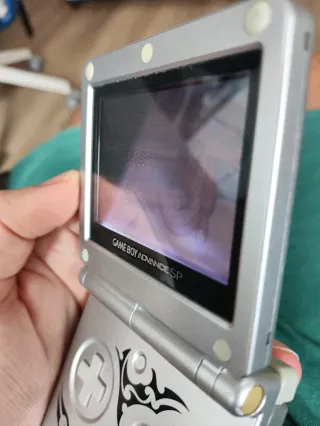 Nintendo GBA SP Tribal + Cargador + Fl4shc4rd