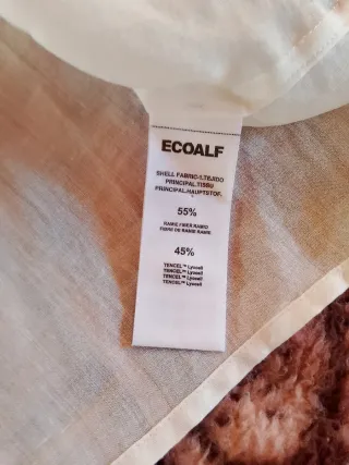 Camisa Ecoalf S Crema Manga Media