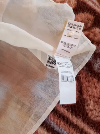 Camisa Ecoalf S Crema Manga Media