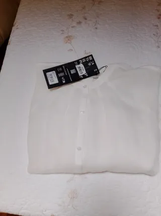 Camisa Ecoalf S Crema Manga Media