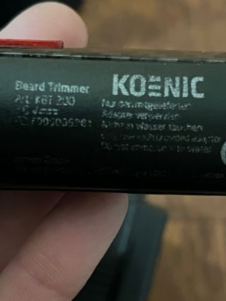 Tagliacapelli Koenic con caricabatterie